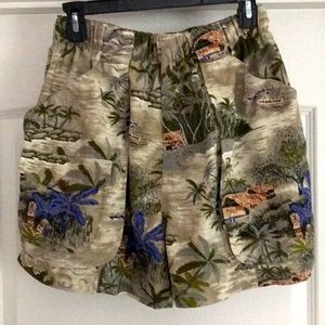 Tommy Bahama bathing trunks.